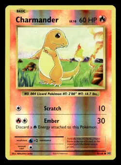Charmander Common Reverse Holo XY - Evolutions 9/108 LP Pokemon TCG - Image 1