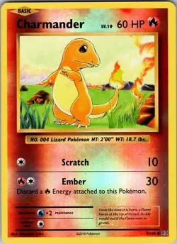 Charmander Common XY - Reverse Holofoil - Evolutions 9/108 LP - Pokemon TCG - Image 1