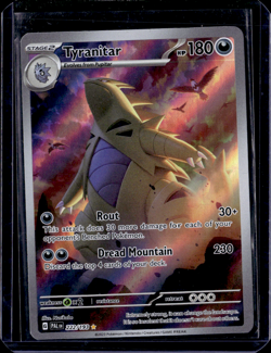 TYRANITAR Pokemon TCG Scarlet & Violet Paldea Evolved 222/193 IR - Image 1