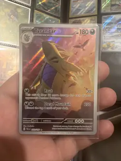 Pokemon | Tyranitar 222/193 Paldea Evolved Illustration Rare Holo IR - Image 1