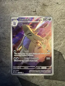Tyranitar IR 222/193 Sv02: Paldea Evolved Holo | Illustration Rare | Pokemon TCG - Image 1