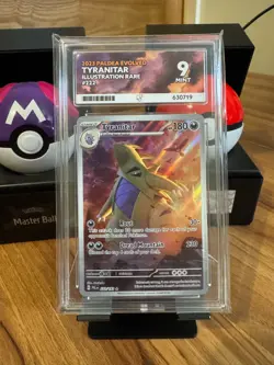 Pokemon TCG - Tyranitar Sv02: Paldea Evolved - 222/193 - IR - Graded Ace 9 - Image 1
