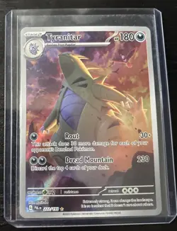 Pokemon Tyranitar IR Paldea Evolved Full Art Scarlet & Violet 222/193 - Image 2