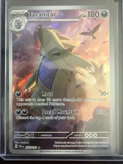 2023 Pokemon Paldea Evolved Tyranitar IR 222/193 Pack Fresh 🔥 - Image 1