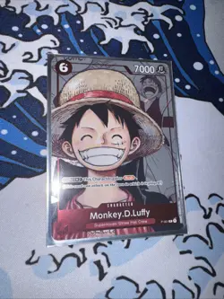 Monkey.D.Luffy (Alternate Art) P-001 One Piece Promotion Cards Foil - Image 1