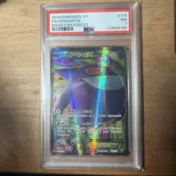 PSA 7 GENGAR EX #114/119 FULL ART 2014 POKEMON XY PHANTOM FORCES - Image 1