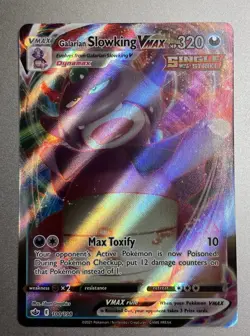Galarian Slowking VMAX - 100/198 - Pokemon Chilling Reign Ultra Rare Card NM - Image 1