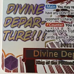 Divine Departure OP13-076 Rare Holo Event Card Roger - One Piece CCG Bandai - Image 3