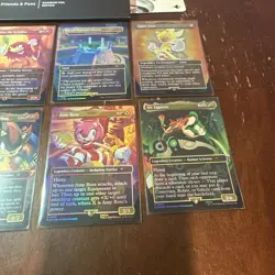 Magic Secret Lair - Sonic Friends And Foes Foil Set - OPENED with bonus card - Image 5