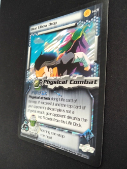 Dragon Ball Z Score CCG UnLimited FOIL CELL SAGA Blue Elbow Drop RARE Card #143 - Image 3