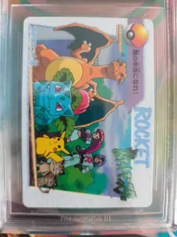Pokemon Card Japanese Carddass Vending Anime BGS Beckett 8 Charizard Pikachu - Image 3