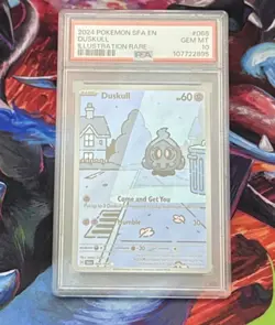 2024 POKEMON SFA EN-SHROUDED FABLE ILLUSTRATION RARE #068 DUSKULL PSA 10 - Image 1