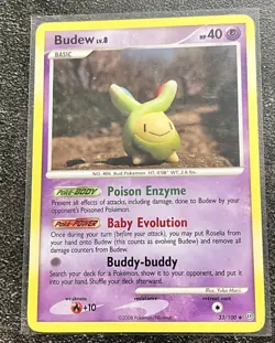 Budew - 33/100 - TCG Regular Uncommon English Pokemon Stormfront - Image 1
