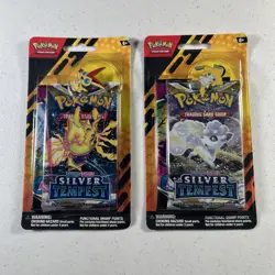 Pokemon TCG: Sword & Shield Fusion Strike & Silver Tempest 2 Pack Blister New X2 - Image 1