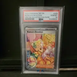 Pokemon TCG Temporal Forces - Bianca's Devotion 209/162 SIR - PSA 10 GEM MINT - Image 1