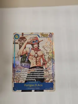 One Piece TCG Carrying on His Will - Portgas.D.Ace Alt Art OP13-119 SEC - NM - Image 1