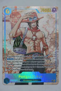 One Piece TCG Carrying on His Will - Portgas.D.Ace Alt Art OP13-119 SEC - NM - Image 1