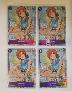One Piece O-Nami OP05-062 Illustration Box Promo Volume 1 English NEW! LOT x4 - Image 1