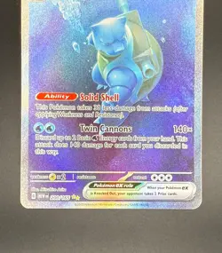 Blastoise ex 200/165 Pokemon TCG SV: Scarlet & Violet 151 SIR Full Art NM - Image 4
