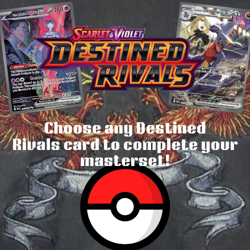 Pokemon Destined Rivals - Choose Your Card - Reverse/Holo/EX - Scarlet & Violet - Image 1