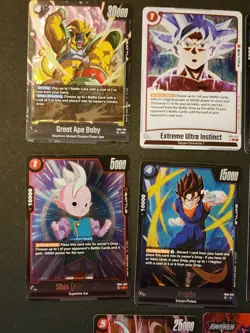 Dragon Ball Super Card Game Lot (14) - Super Rare Variations SDeck Holo Foil NM - Image 2