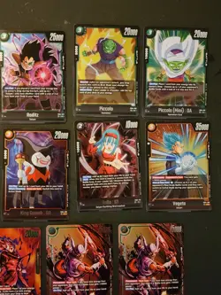 Dragon Ball Super Card Game Lot (14) - Super Rare Variations SDeck Holo Foil NM - Image 3