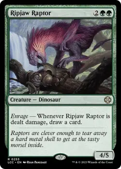 MTG - Ripjaw Raptor - LCI Commander - Magic the Gathering - Image 1