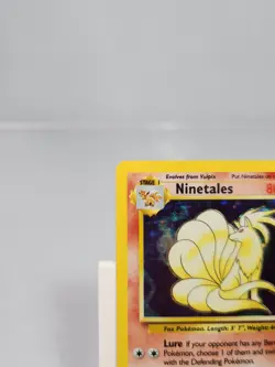 Ninetales 12/102 Holo Rare Base Set Unlimited Pokemon Card 1999 - Image 2