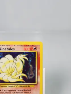 Ninetales 12/102 Holo Rare Base Set Unlimited Pokemon Card 1999 - Image 3