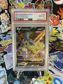 Tyranitar V #155 | PSA 10 | Pokemon Battle Styles | Alternate Art - Image 3