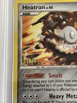 PSA 3 STAFF Heatran Pokemon Regional Championships Promo 30/146 Pokemon TCG - Image 2
