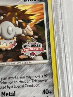 PSA 3 STAFF Heatran Pokemon Regional Championships Promo 30/146 Pokemon TCG - Image 3