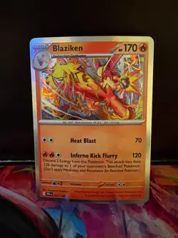 Blaziken 042/182 - Pokemon S&V: Destined Rivals - Rare Holo - NM - Image 1
