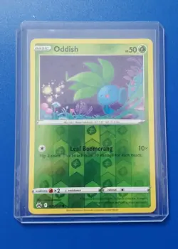 Pokemon Crown Zenith: Oddish (001/159) *Reverse Holo* - Common - Near Mint - Image 1