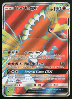 Ho-Oh GX (Full Art) 131/147 SM - Burning Shadows Pokemon TCG - Image 1