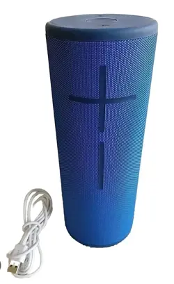 Ultimate Ears UE Megaboom 3 Portable Bluetooth Wireless Speaker Blue W/ Charger - Image 1