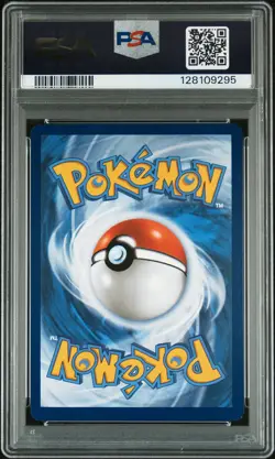 2025 POKEMON PRE EN-PRISMATIC EVOLUTIONS POKE BALL REVERSE HOLO VAPOREON PSA 8 - Image 2