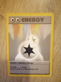 Pokemon TCG Double Colorless Energy Base Set Regular Card 096/102 HP - Image 1