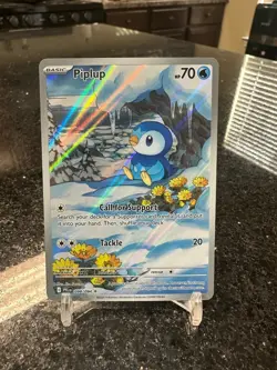 Piplup Pokemon TCG IR 098/094 Phantasmal Flames Mega Evolution - Image 1