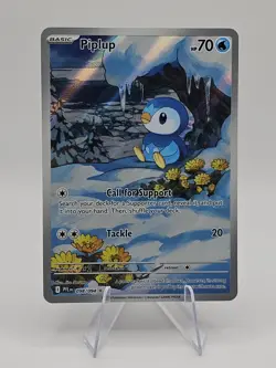 Pokemon TCG - Piplup 98/94 - Phantasmal Flames Illustration Rare - NM - Image 1