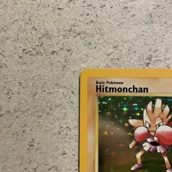 Hitmonchan 7/102 Pokemon Card TCG Base Set Unlimited Holo Rare - Image 3