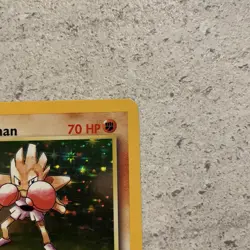 Hitmonchan 7/102 Pokemon Card TCG Base Set Unlimited Holo Rare - Image 4