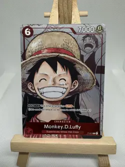 Rare Monkey D Luffy P-001 One Piece Premium 25th Anniversary Promo English NM+ - Image 1