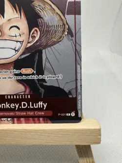 Rare Monkey D Luffy P-001 One Piece Premium 25th Anniversary Promo English NM+ - Image 4