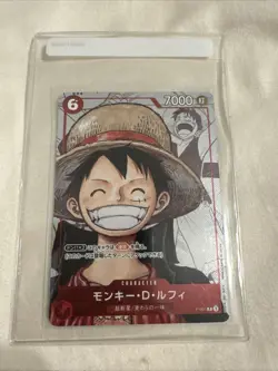 One Piece Card Game Monkey.D.Luffy P-001 Premium Collection Foil Promo - Image 1