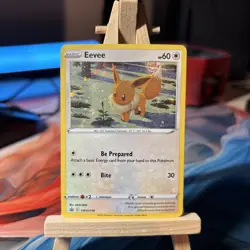 Eevee SWSH190 - Black Star Promo - Holo MP Pokemon Card, 2022 - Image 1