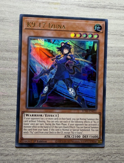 K9-17 Izuna Yu-Gi-Oh! Ultra Rare 1st Ed JUSH-EN031 NM Card - Image 3