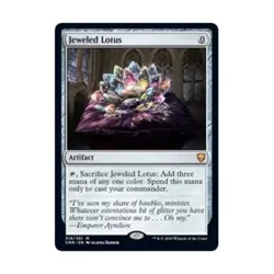 WOTC MtG Commander Legends Jeweled Lotus (MR) (Foil) EX - Image 1