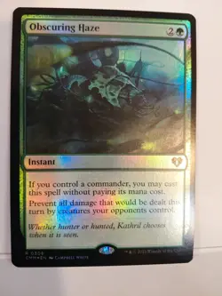 Obscuring Haze Commander Masters Foil - Image 1