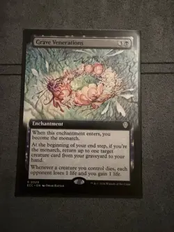 Grave Venerations (Extended Art) Commander: Lorwyn Eclipsed Non Foil - Image 1